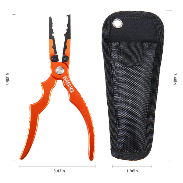 Stainless Steel Fishing Pliers Braided Line Cutter Line Crimper