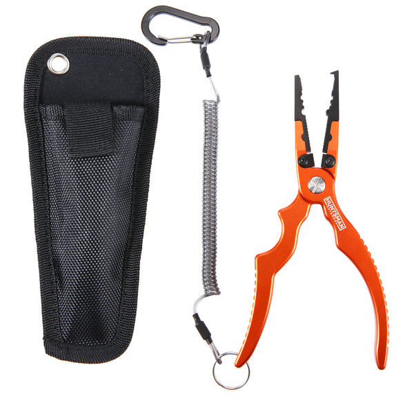 Stainless Steel Fishing Pliers Line Cutter Split Ring Hook Remover Tool